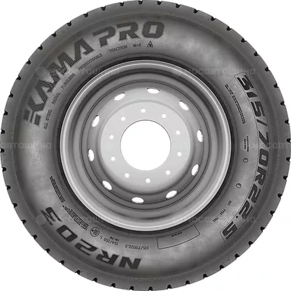 Кама NR 203 PRO 315/60 R22,5 152/148L (Ведущая ось)