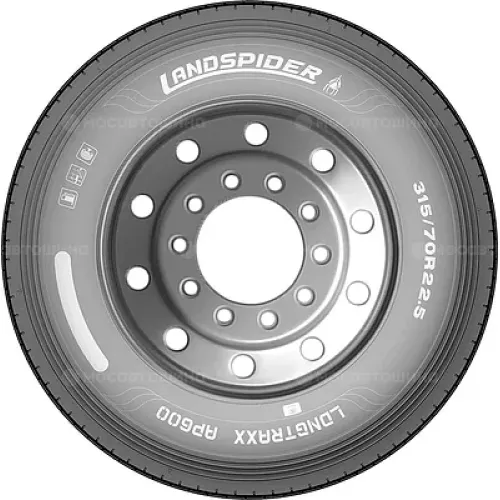Landspider Longtraxx AP600 315/80 R22,5 157/154M (Универсальные)