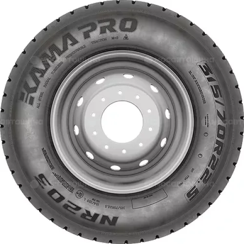 Кама NR 203 PRO 315/80 R22,5 156/150L 3PMSF (Ведущая ось)